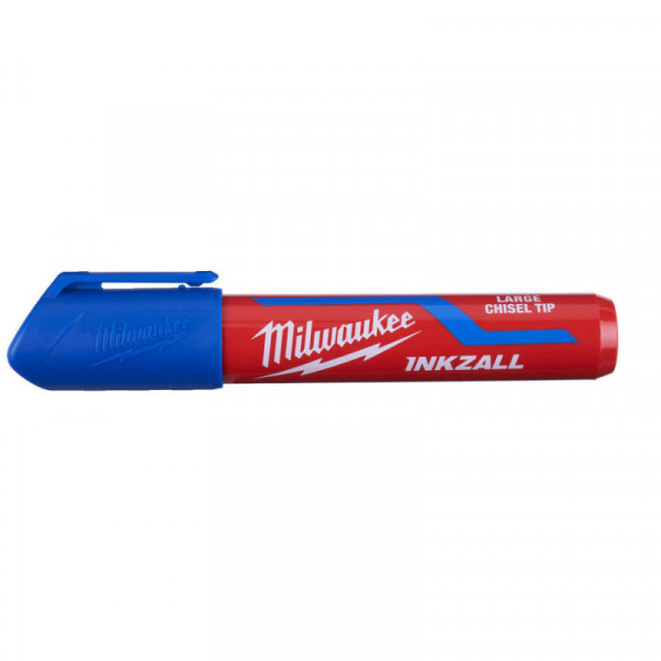 Milwaukee INKZALL značkovač s plochým hrotom L modrý