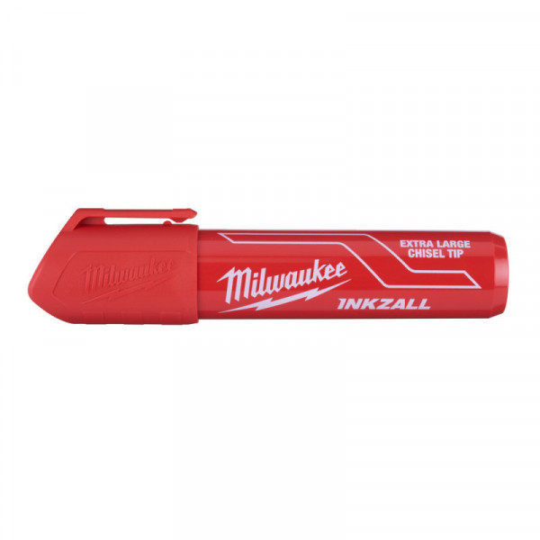 Milwaukee INKZALL značkovač s plochým hrotom XL červený
