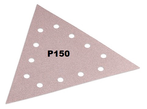 Flex brúsny papier na suchý zips trojuholník 290mm P150 (1ks)