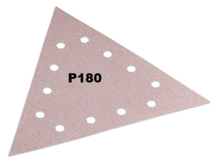 Flex brúsny papier na suchý zips trojuholník 290mm P180 (1ks)